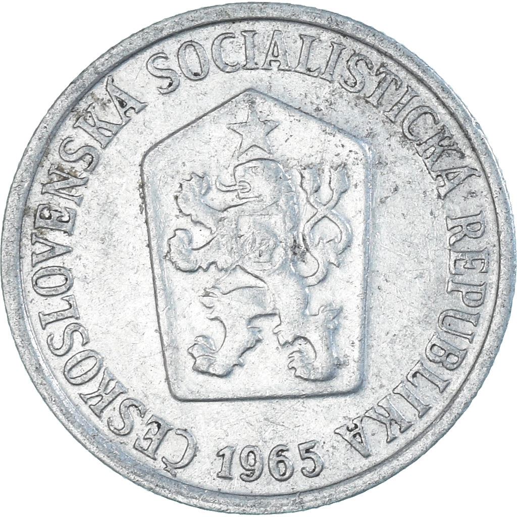 Czechoslovakia | 10 Haleru Coin | Lion | KM49 | 1961 - 1971