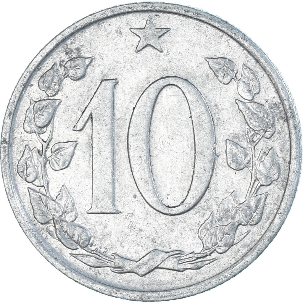 Czechoslovakia | 10 Haleru Coin | Lion | KM49 | 1961 - 1971