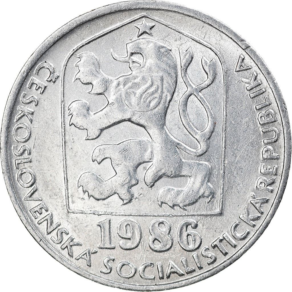 Czechoslovakia 10 Haleru Coin | Star | KM80 | 1974 - 1990