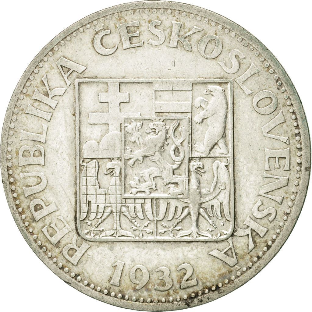 Czechoslovakia | 10 Korun Coin | Lime Tree | KM15 | 1930 - 1933