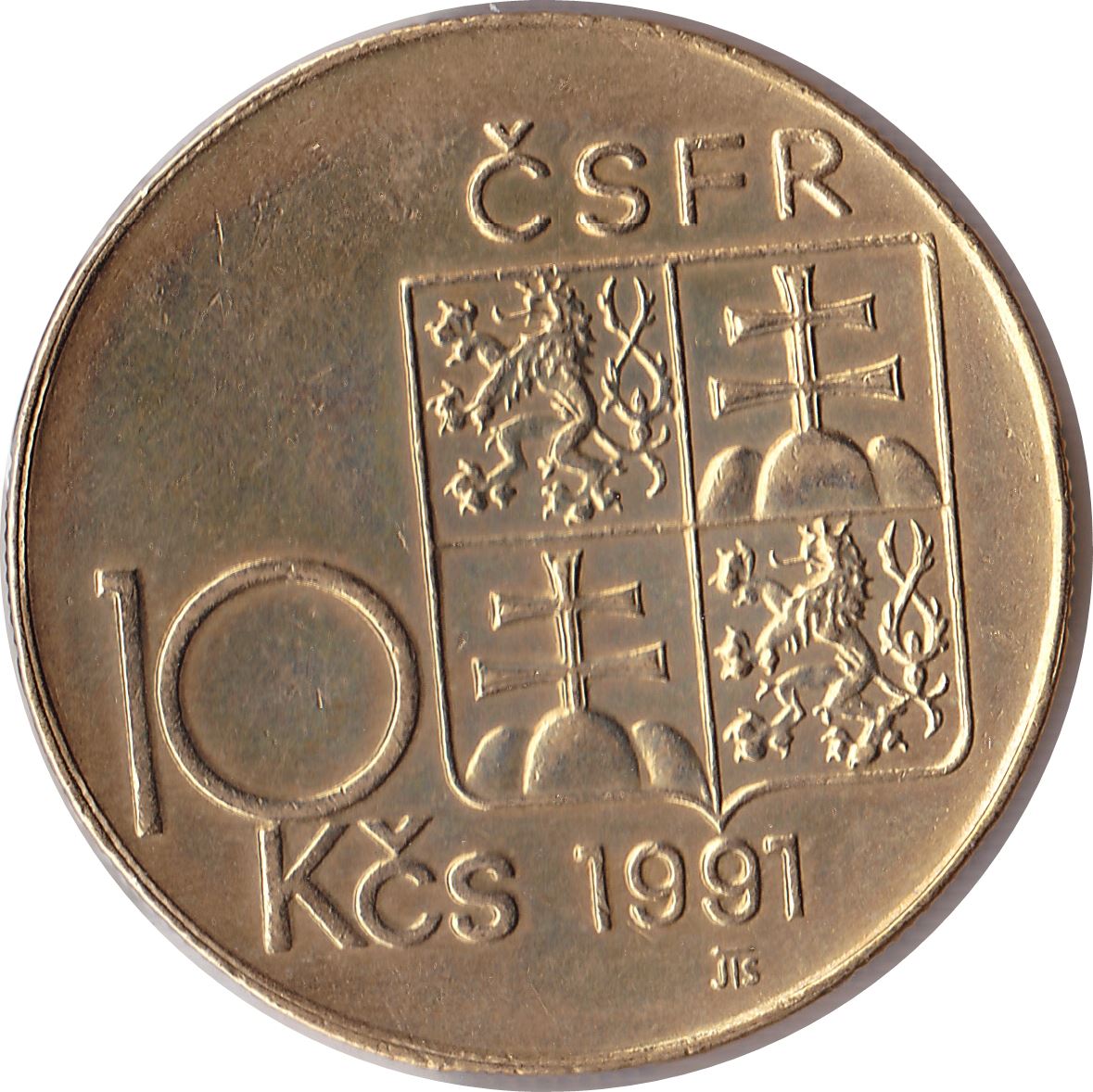 Czechoslovakia | 10 Korun Coin | Milan Rastislav Stefanik | KM153 | 1991 - 1993