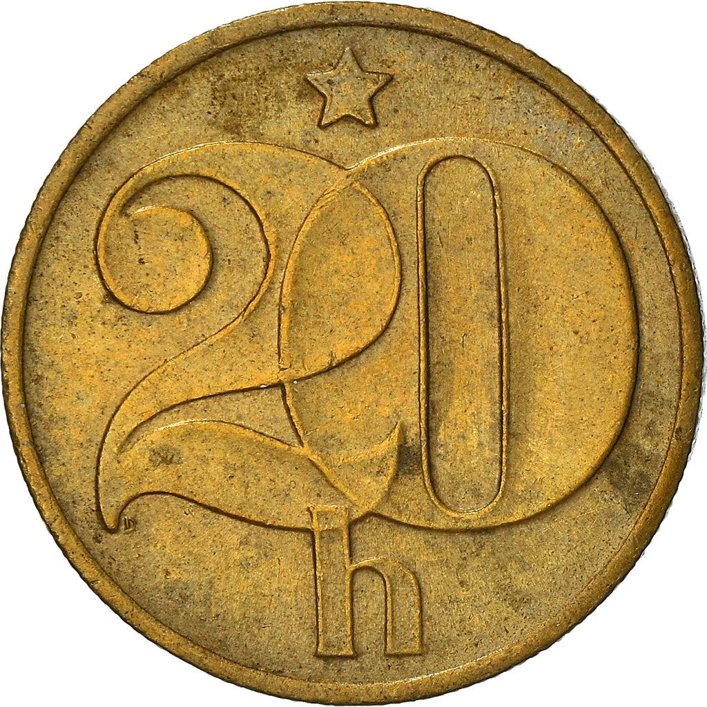 Czechoslovakia | 20 Haleru Coin | Star | KM74 | 1972 - 1990