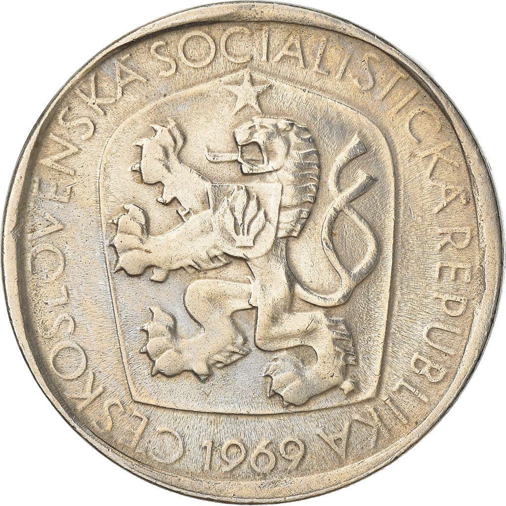 Czechoslovakia | 3 Koruny Coin | Linden Leaves | KM57 | 1965 - 1969