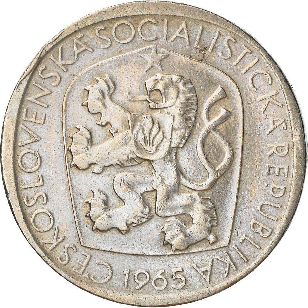 Czechoslovakia | 3 Koruny Coin | Linden Leaves | KM57 | 1965 - 1969