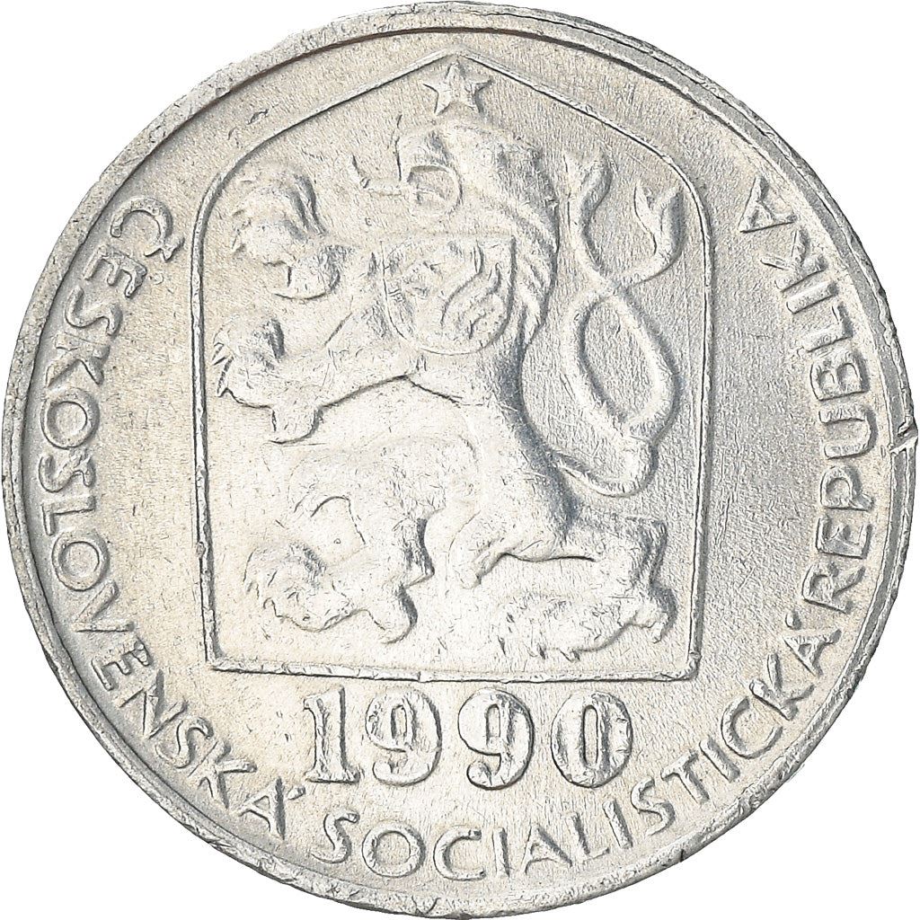 Czechoslovakia | 5 Haleru Coin | Star | Lion | KM86 | 1977 - 1990