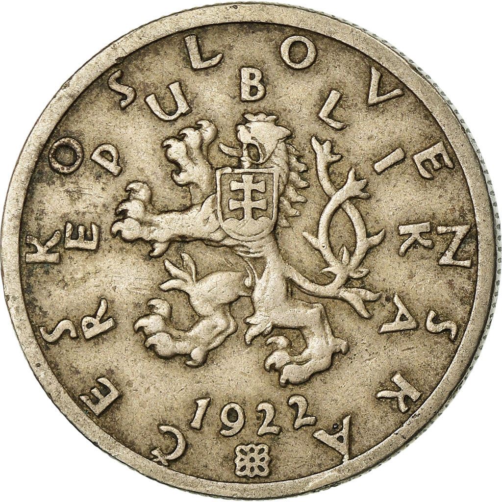 Czechoslovakia | 50 Haleru Coin | Lion | KM2 | 1921 - 1931