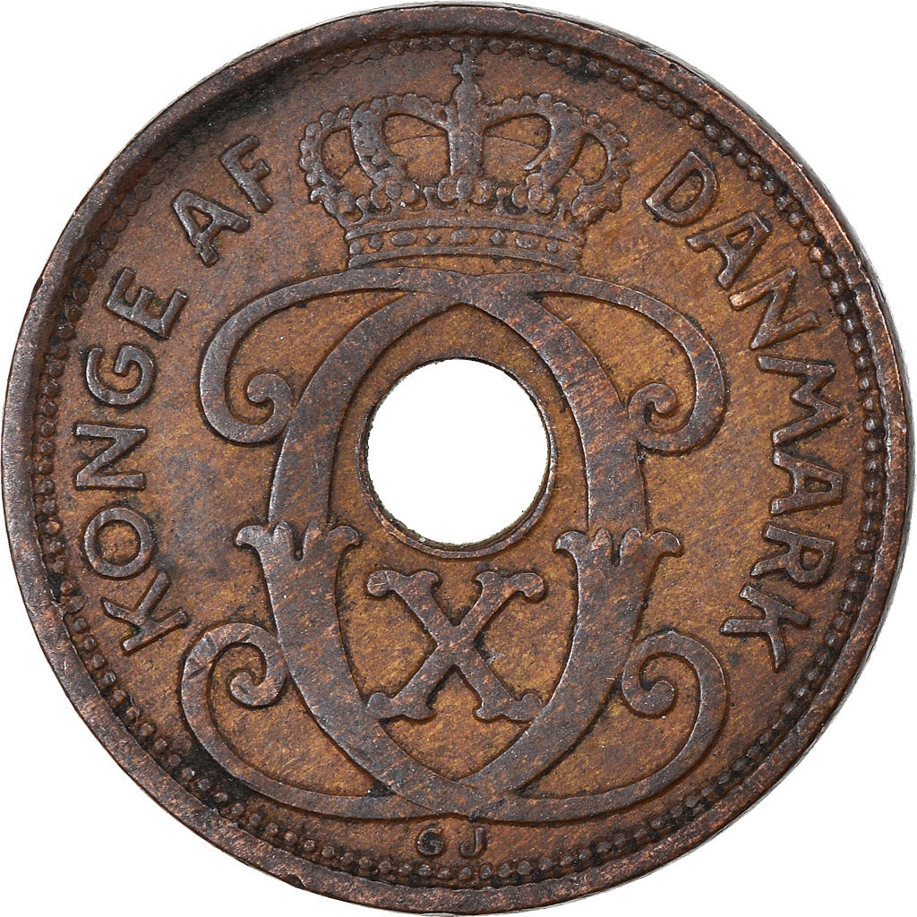 Danish Coin 1 Øre | Christian X | KM826 | Denmark | 1926 - 1940