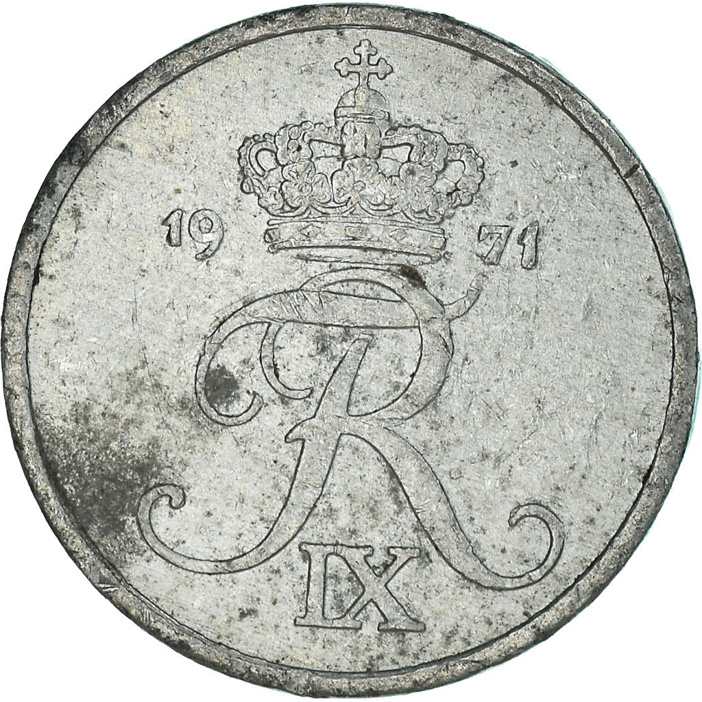 Danish Coin 1 Øre | King Frederik IX Monogram | KM839 | Denmark | 1948 - 1972