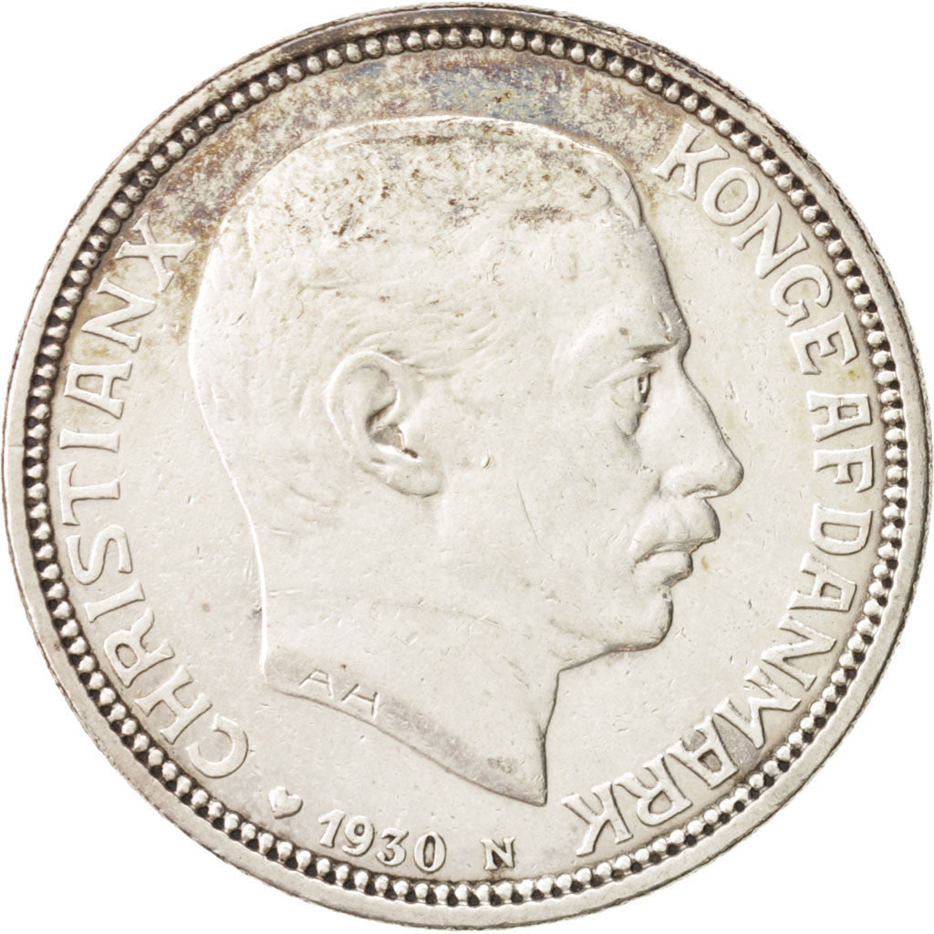 Danish Coin 2 Kroner | Christian X Kings Birthday | KM829 | Denmark | 1930