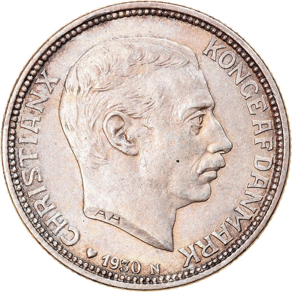 Danish Coin 2 Kroner | Christian X Kings Birthday | KM829 | Denmark | 1930