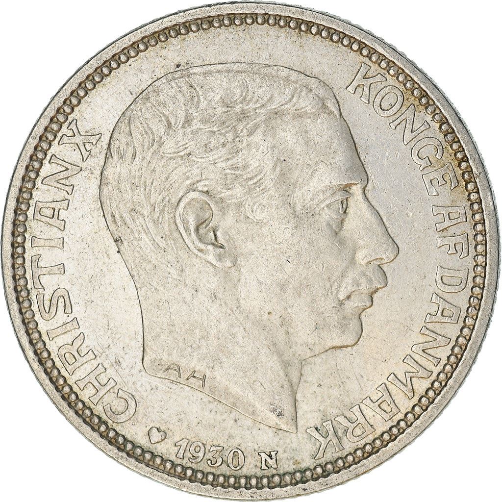 Danish Coin 2 Kroner | Christian X Kings Birthday | KM829 | Denmark | 1930