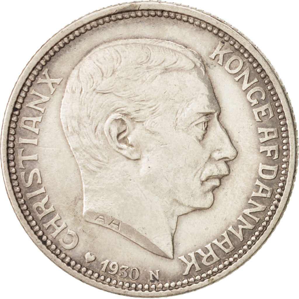 Danish Coin 2 Kroner | Christian X Kings Birthday | KM829 | Denmark | 1930