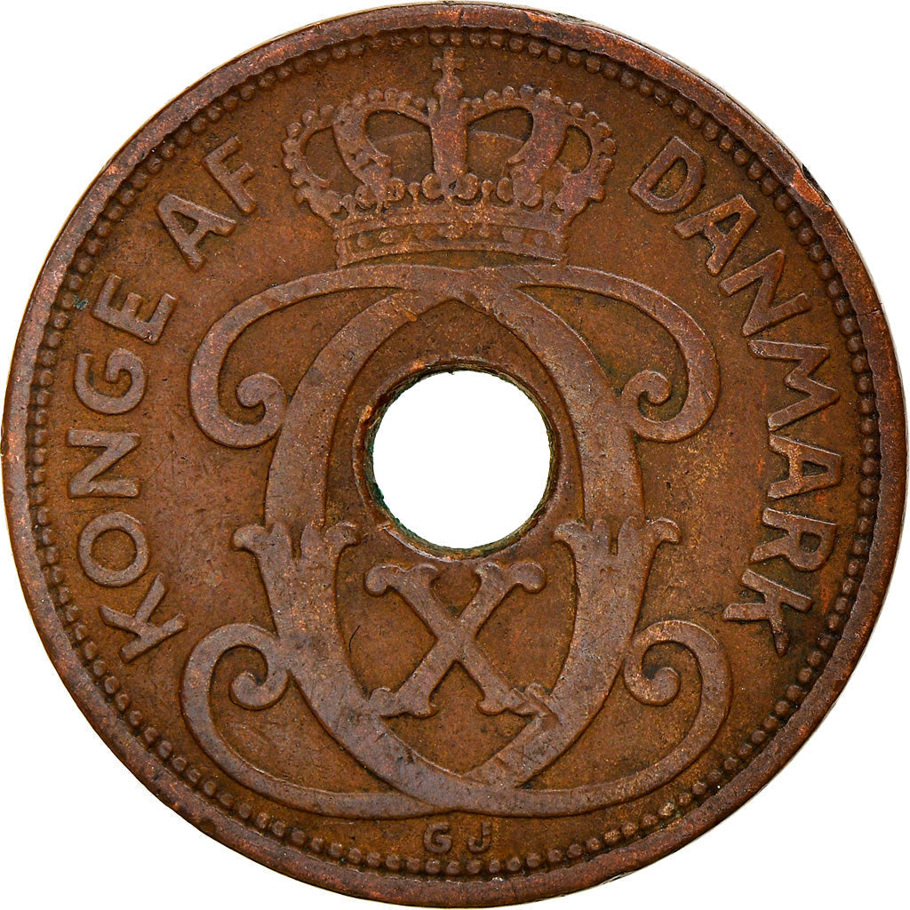 Danish Coin 2 Øre | Christian X | KM827 | Denmark | 1926 - 1940