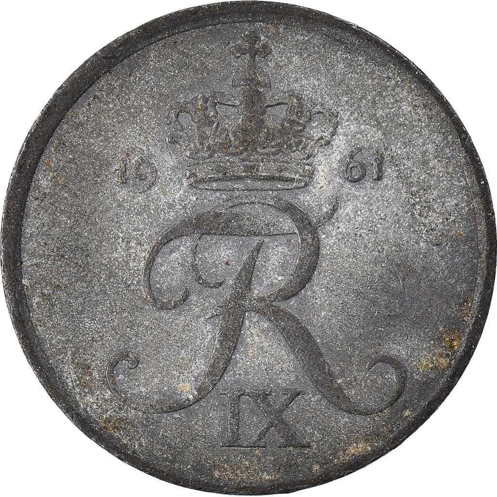 Danish Coin 2 Øre | King Frederik IX Monogram | KM840 | Denmark | 1948 - 1972