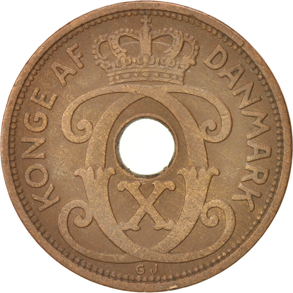 Danish Coin 5 Øre | Christian X | KM828 | Denmark | 1927 - 1940