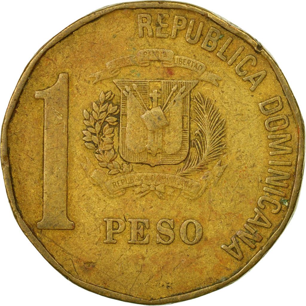 Dominican Republic | 1 Peso Coin | Juan Pablo Duarte y Diez | KM80 | 1991 - 2008