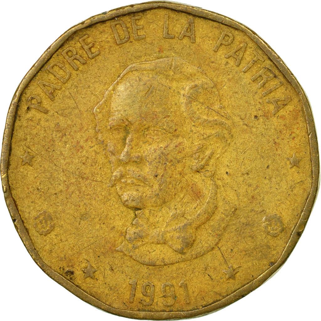 Dominican Republic | 1 Peso Coin | Juan Pablo Duarte y Diez | KM80 | 1991 - 2008