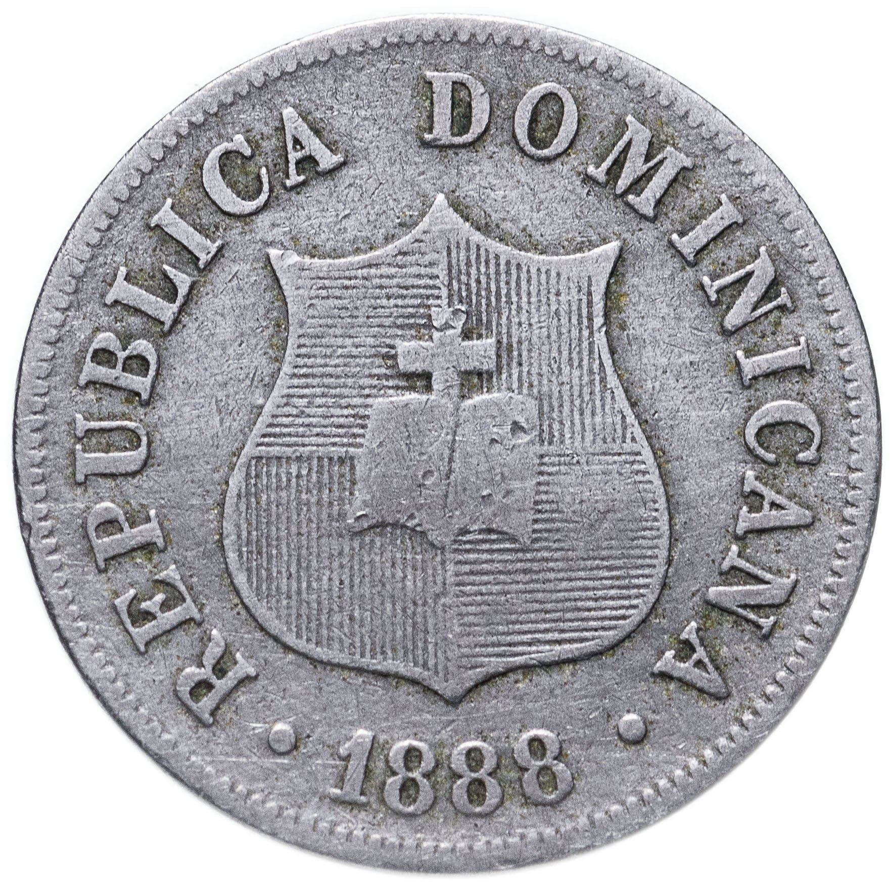 Dominican Republic 2.5 Centavos | KM7 | 1882 - 1888