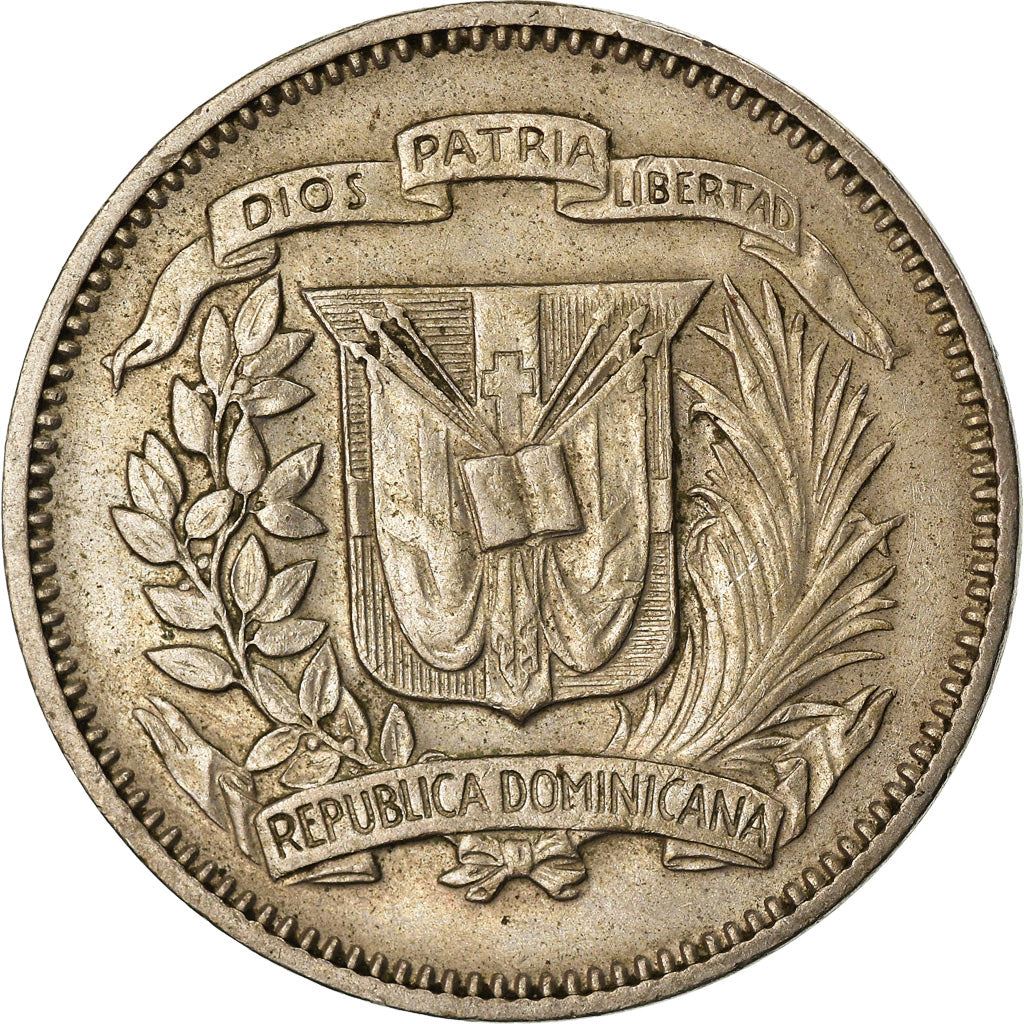 Dominican Republic 5 Centavos Coin | Liberty | KM18 | 1937 - 1974