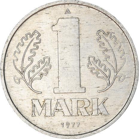 East German 1 Mark Coin | | Deutsche Demokratische Republik | KM35 | 1972 - 1990