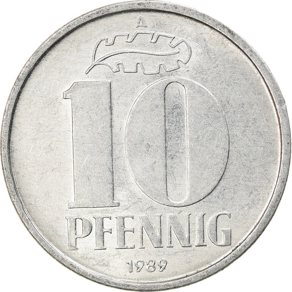 East German 10 Pfennig | Deutsche Demokratische Republik | KM10 1963 - 1990