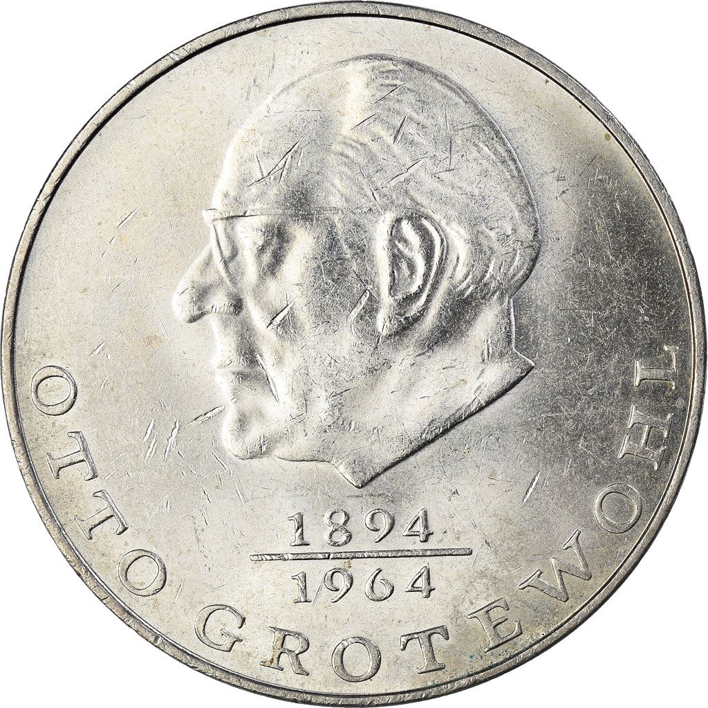 East German 20 Mark Coin | Otto Grotewohl | Deutsche Demokratische Republik | KM47 | 1973