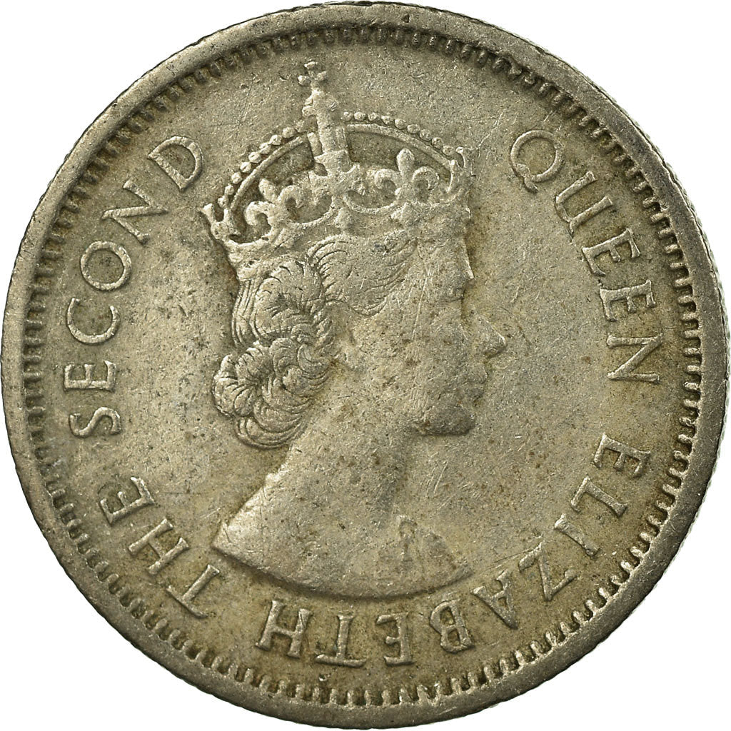 Eastern Caribbean States Coin 10 Cents | Queen Elizabeth II | Golden Hind Ship | KM5 | 1955 - 1965