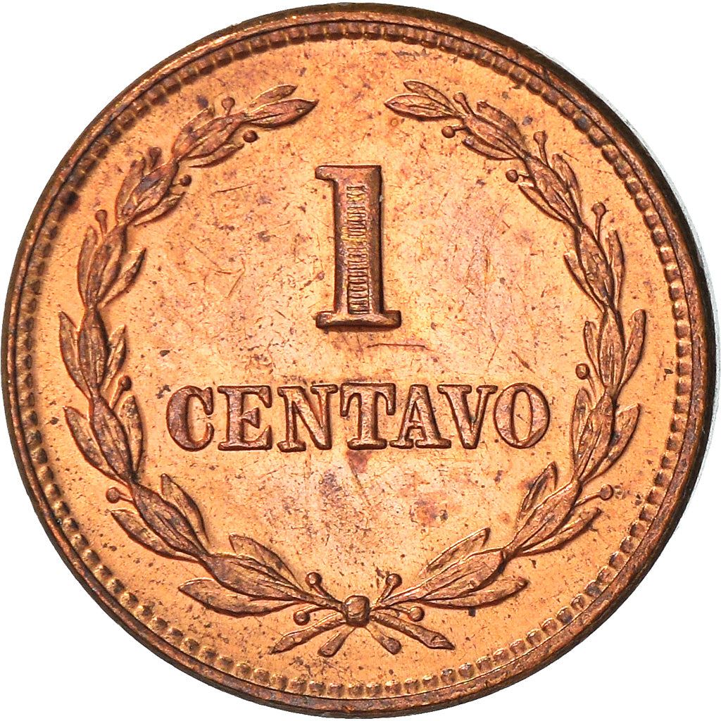 El Salvador Coin Salvadoran 1 Centavo | President Francisco Morazan | KM135.1 | 1942 - 1972