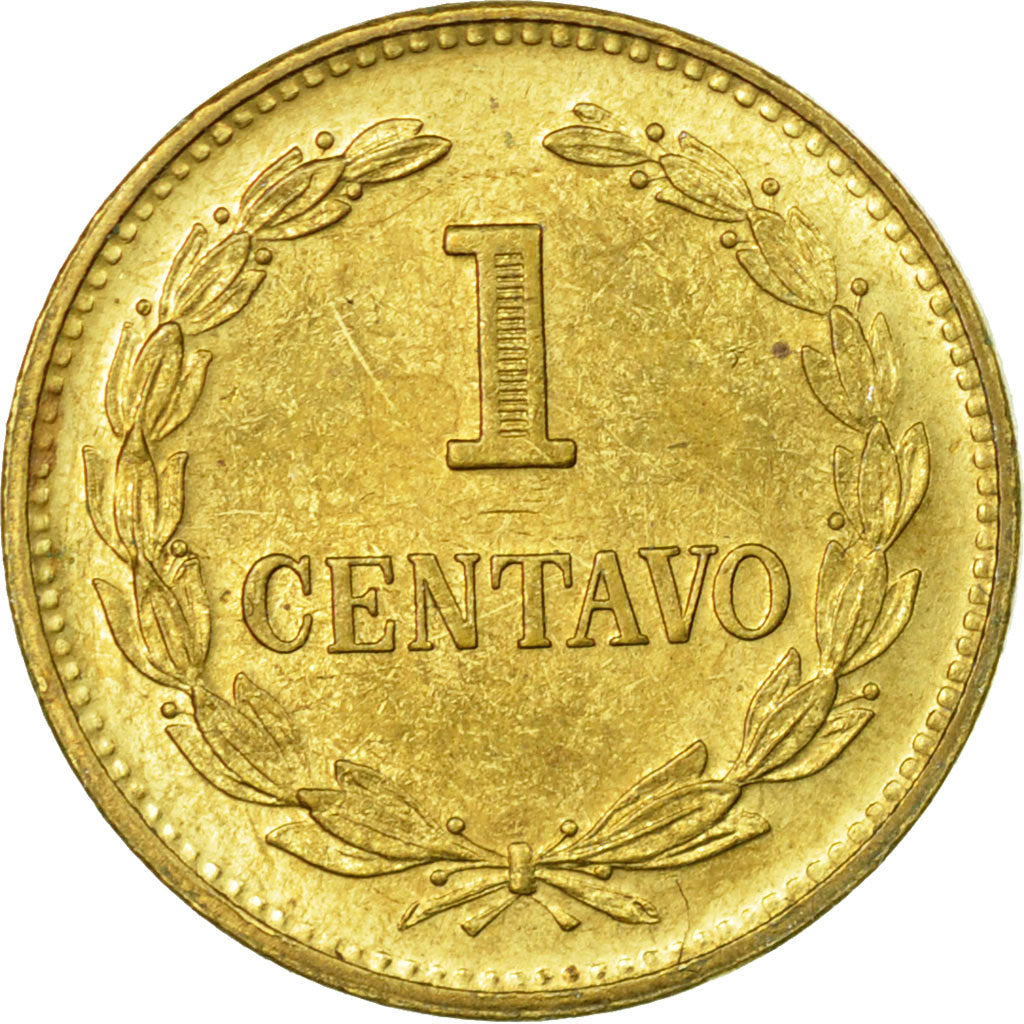 El Salvador Coin Salvadoran 1 Centavo | President Francisco Morazan | KM135.2 | 1976 - 1977