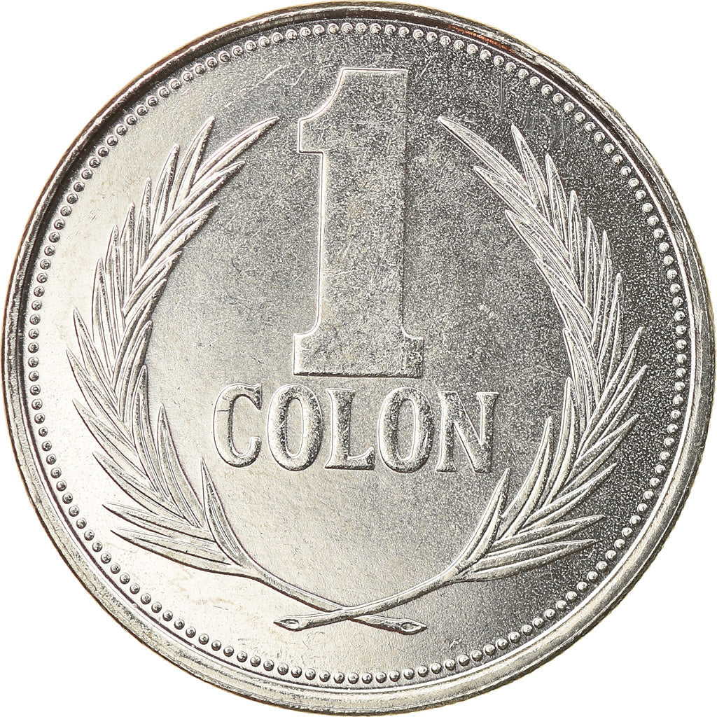 El Salvador Coin Salvadoran 1 Colon | Christopher Columbus | KM156b | 1993 - 1999