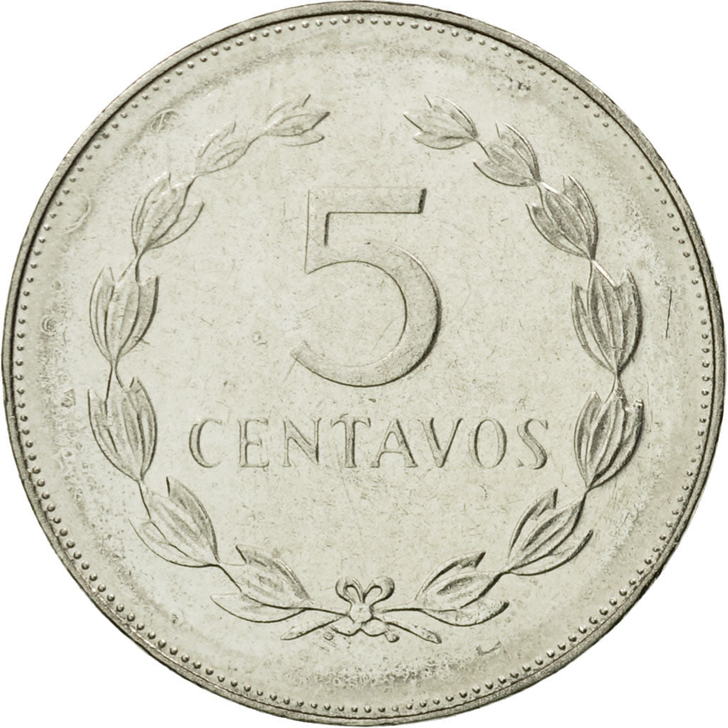 El Salvador Coin Salvadoran 5 Centavos | President Francisco Morazan | KM154b | 1992 - 1999