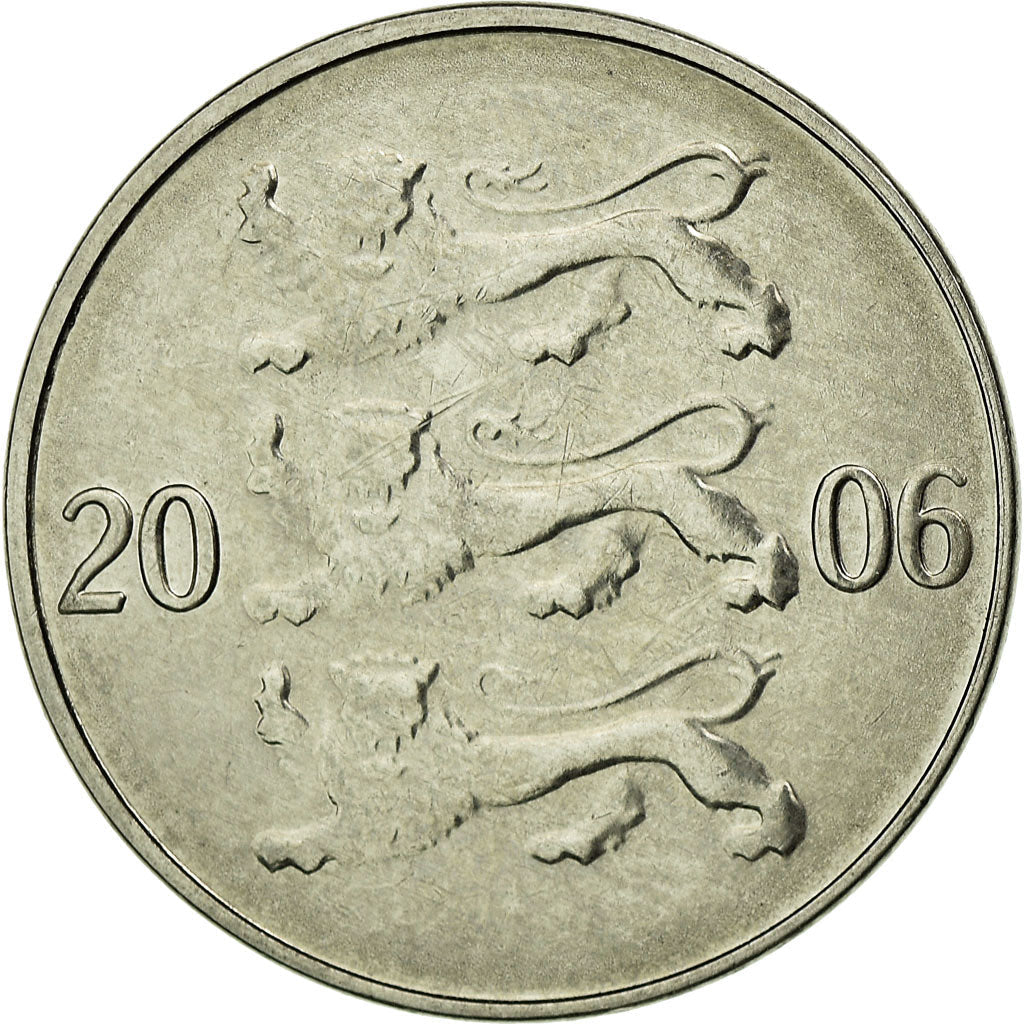 Estonia Coin Estonian 20 Senti | Lions | KM23a | 1997 - 2008