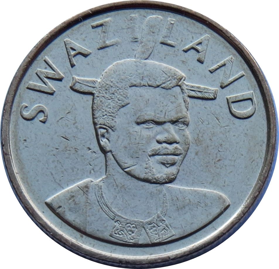 Eswatini 1 Lilangeni Coin | King Mswati III | Ntfombi of Eswatini | 2015