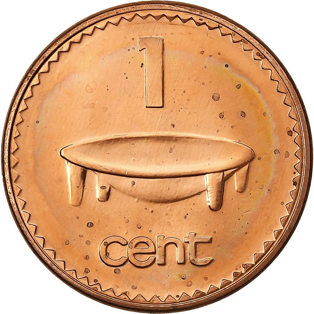 Fiji | 1 Cent Coin | Tanoa | Km:49A | 1990 - 2001