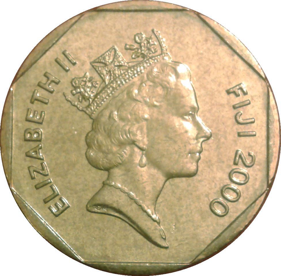 Fiji | 1 Dollar Coin | Elizabeth II | Saqamoli | KM73 | 1995 - 2000