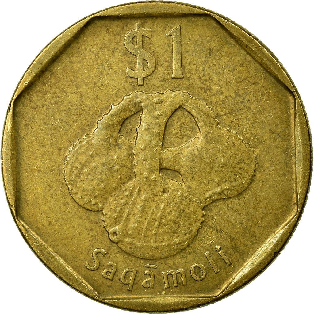 Fiji | 1 Dollar Coin | Iguana | Km:336 | 2012 - 2017