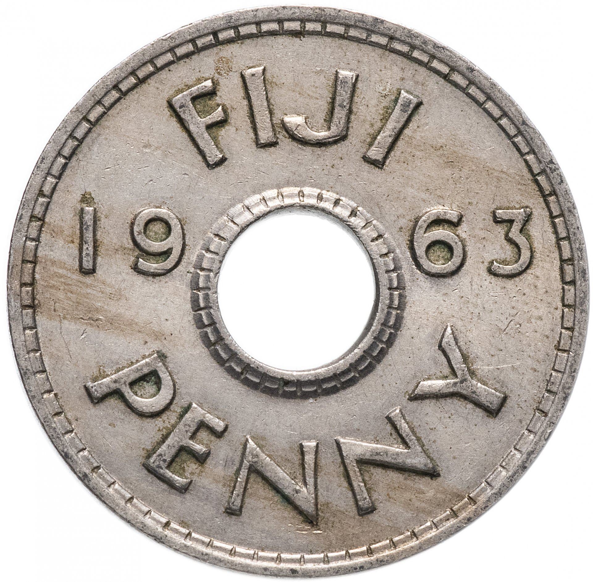 Fiji | 1 Penny Coin | Crown | KM:21 | 1954 - 1968