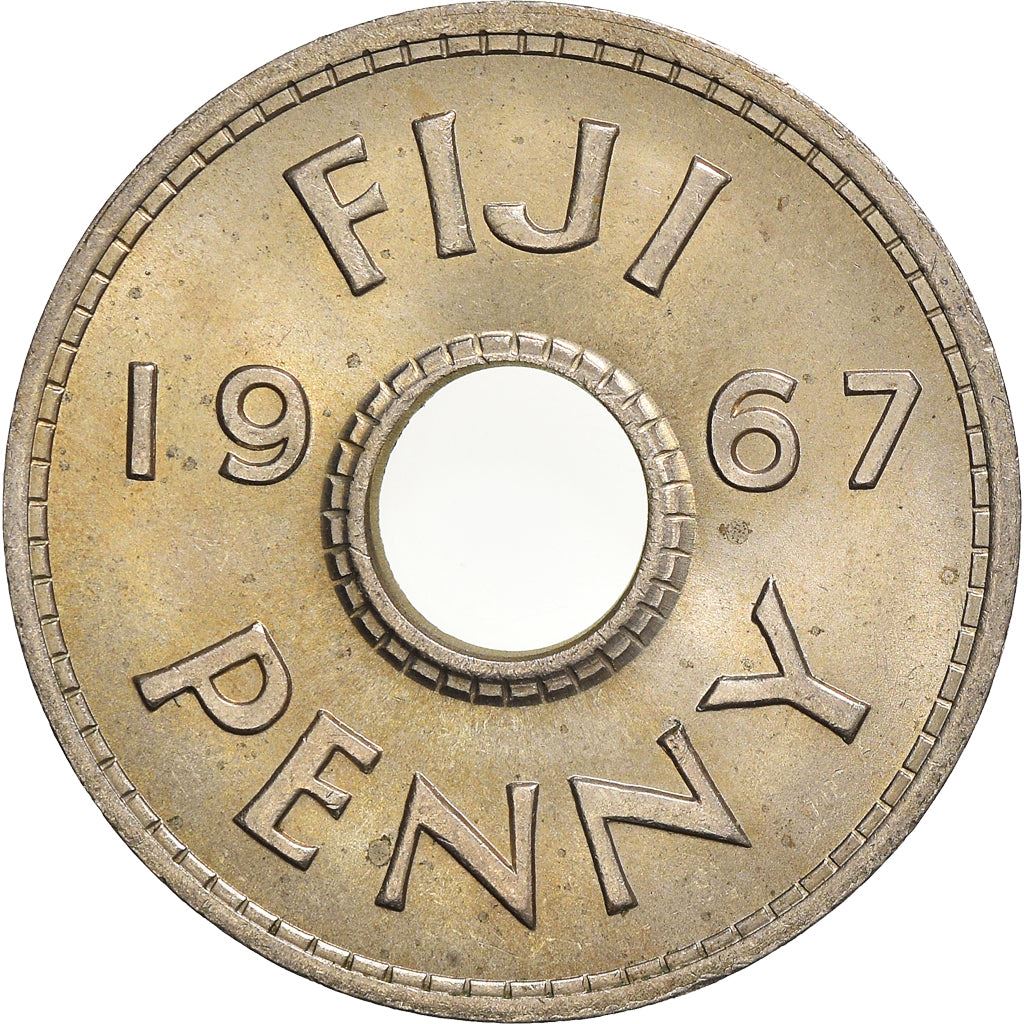 Fiji | 1 Penny Coin | Elizabeth II | KM21 | 1954 - 1968