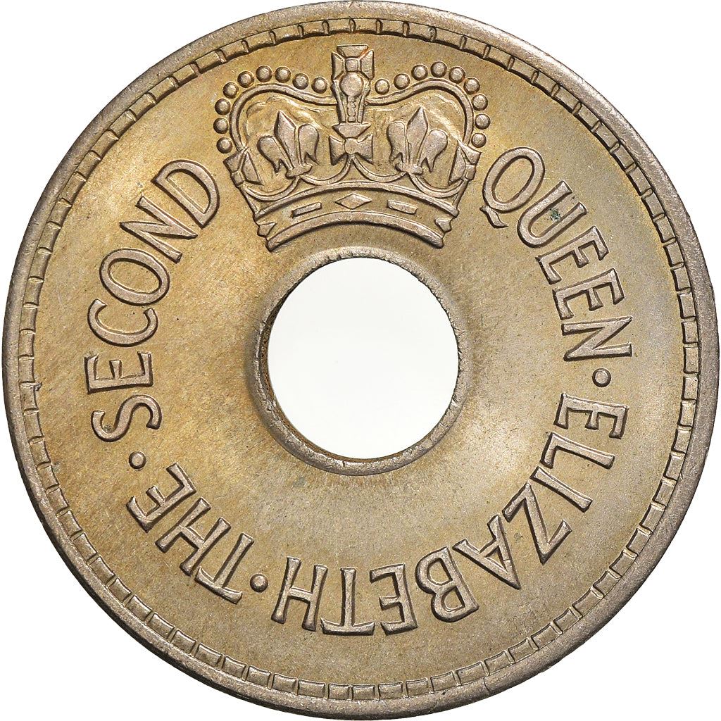 Fiji | 1 Penny Coin | Elizabeth II | KM21 | 1954 - 1968