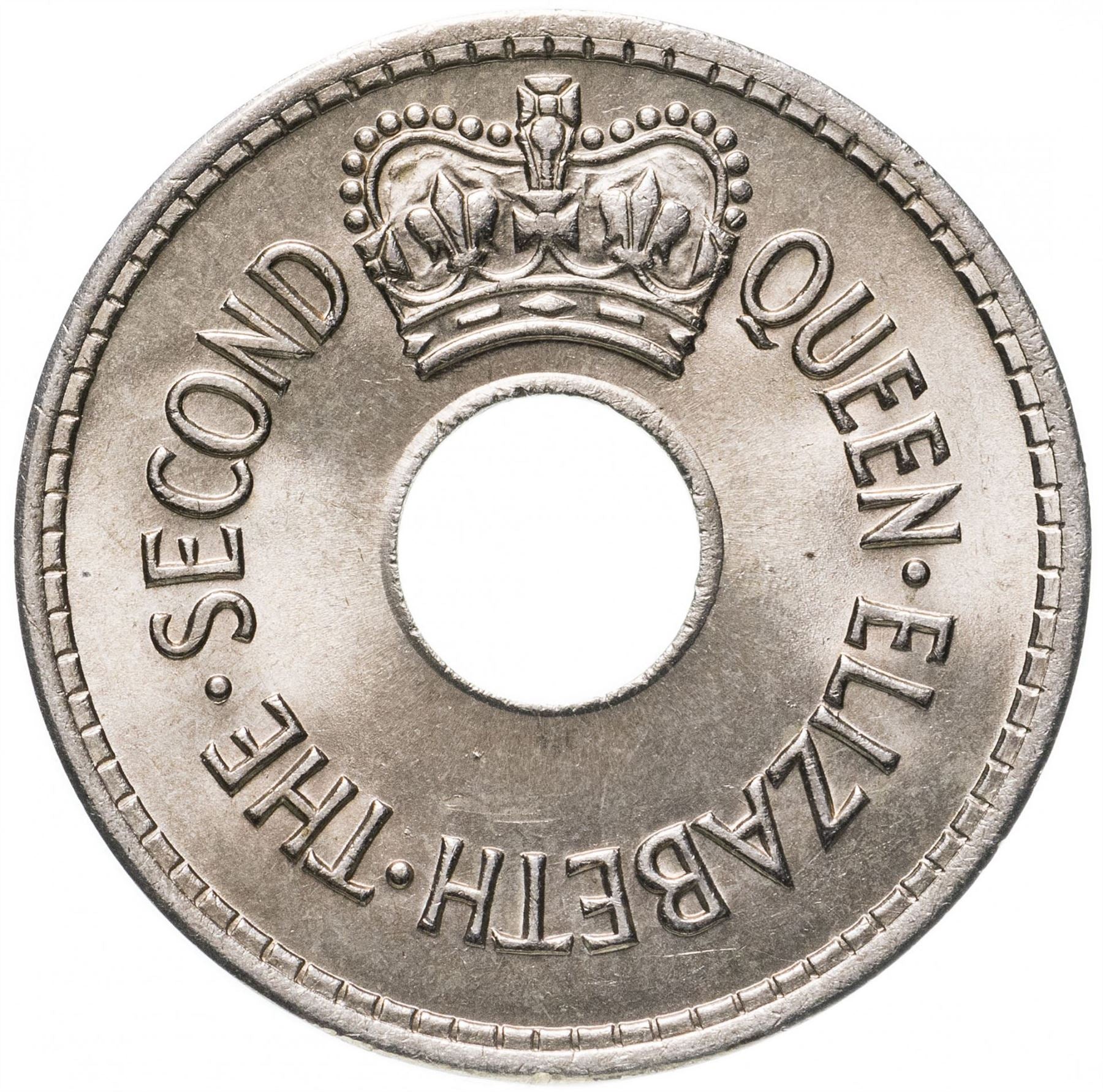 Fiji | 1 Penny Coin | Elizabeth II | KM21 | 1954 - 1968