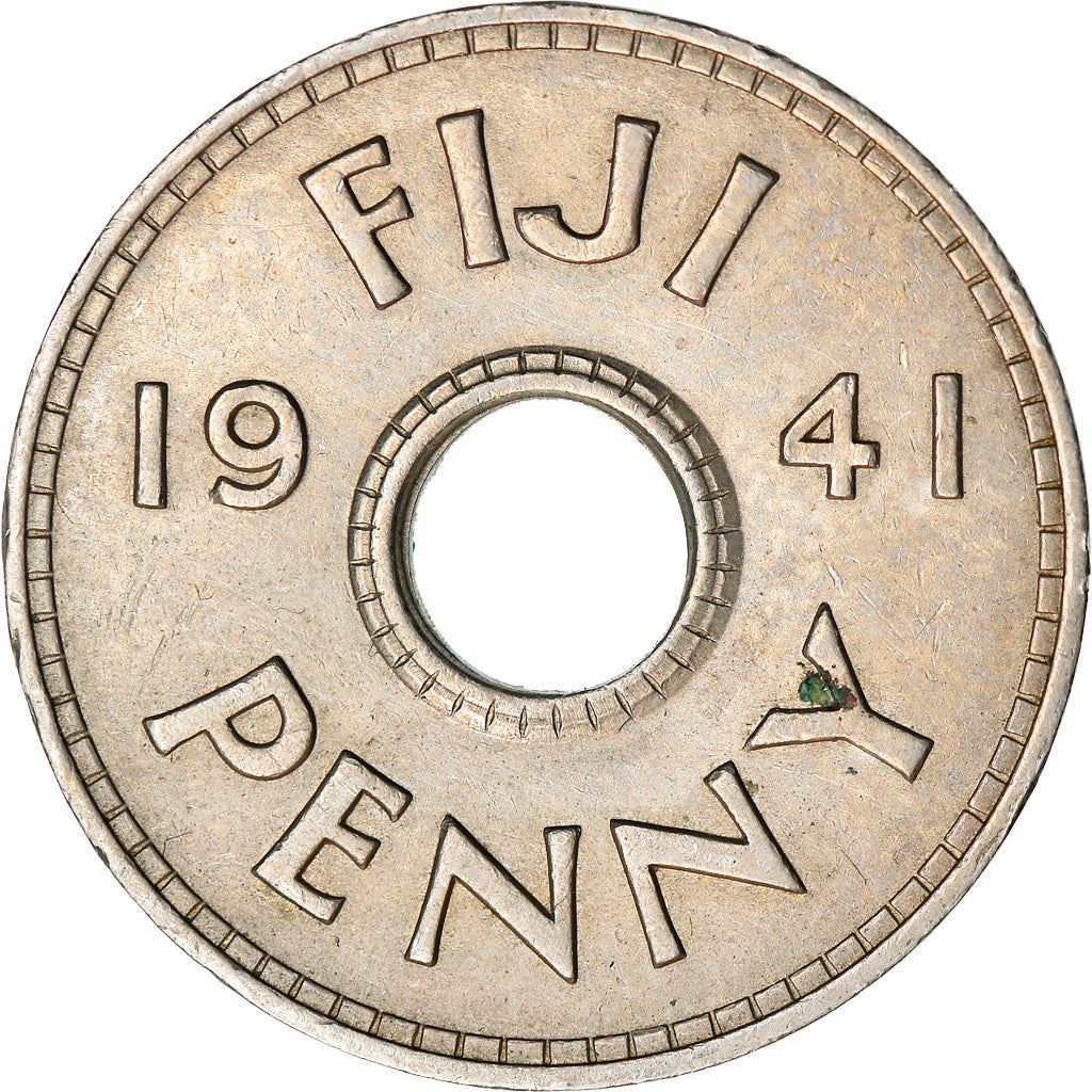 Fiji | 1 Penny Coin | George VI | KM7 | 1937 - 1945