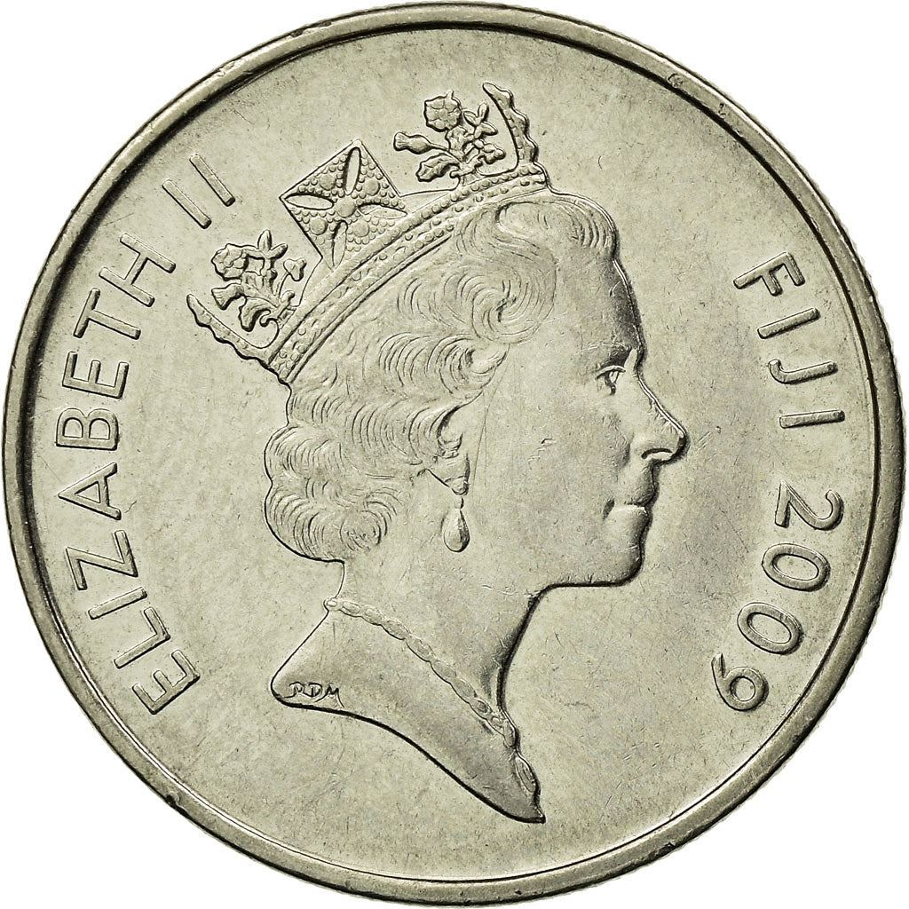 Fiji | 10 Cents Coin | Throwing club | Km:120 | 2009 - 2010