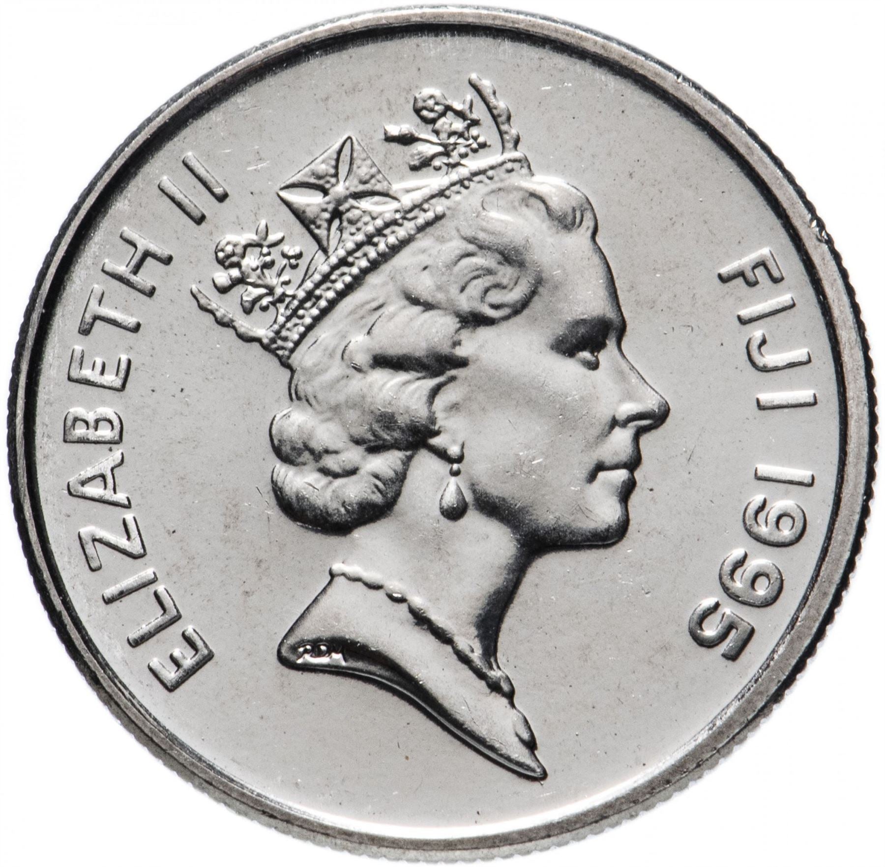 Fiji | 5 Cents Coin | FAO | KM:77 | 1995