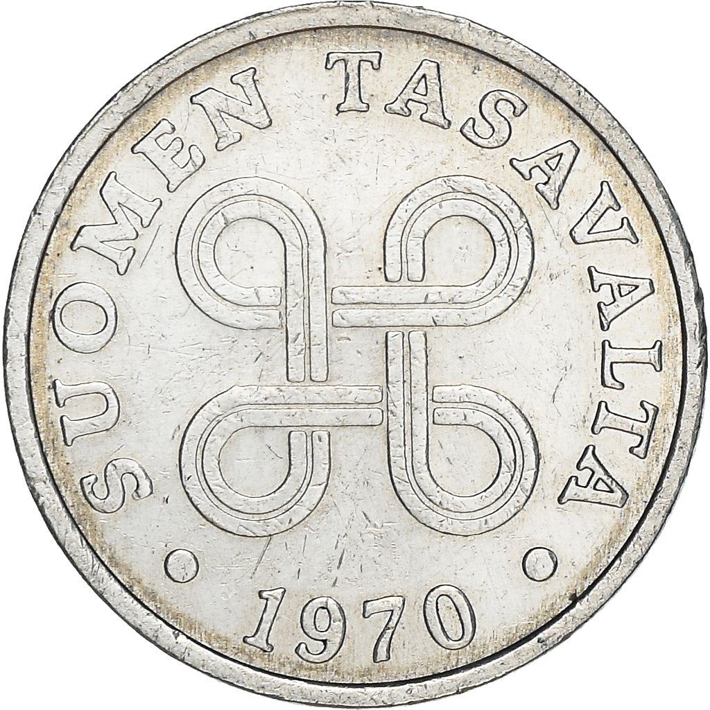 Finland Coin Finnish 1 Penni | Saint Hannes Cross | KM44a | 1969 - 1979