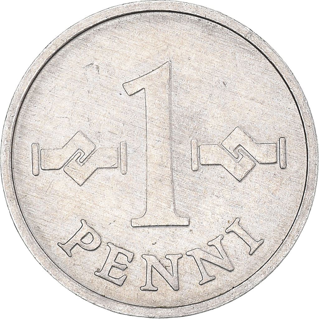 Finland Coin Finnish 1 Penni | Saint Hannes Cross | KM44a | 1969 - 1979