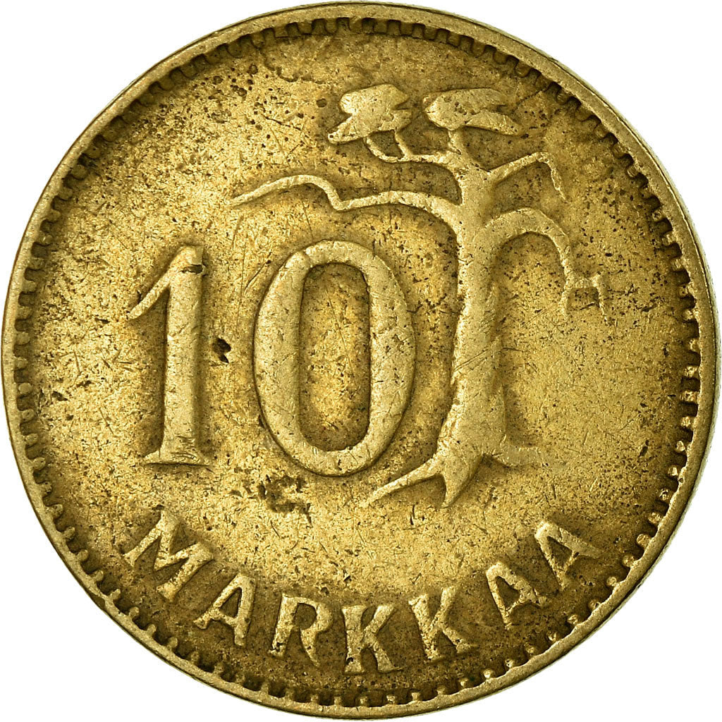 Finland Coin Finnish 10 Markkaa | KM38 | 1952 - 1962