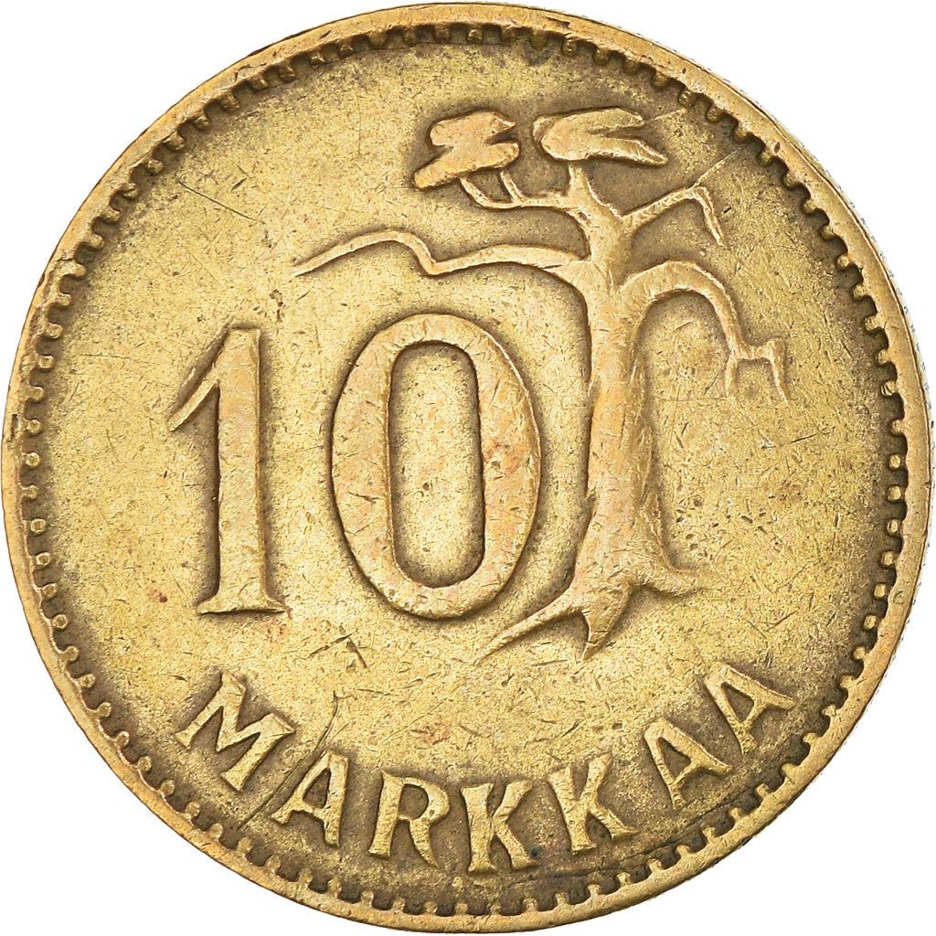 Finland Coin Finnish 10 Markkaa | KM38 | 1952 - 1962