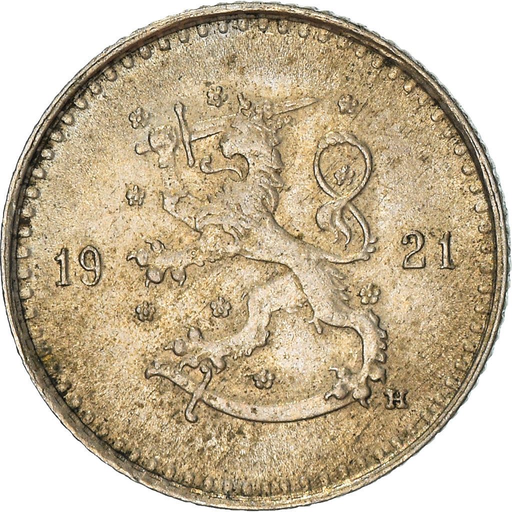 Finland Coin Finnish 25 Pennia | Grain Sprig | KM25 | 1921 - 1940