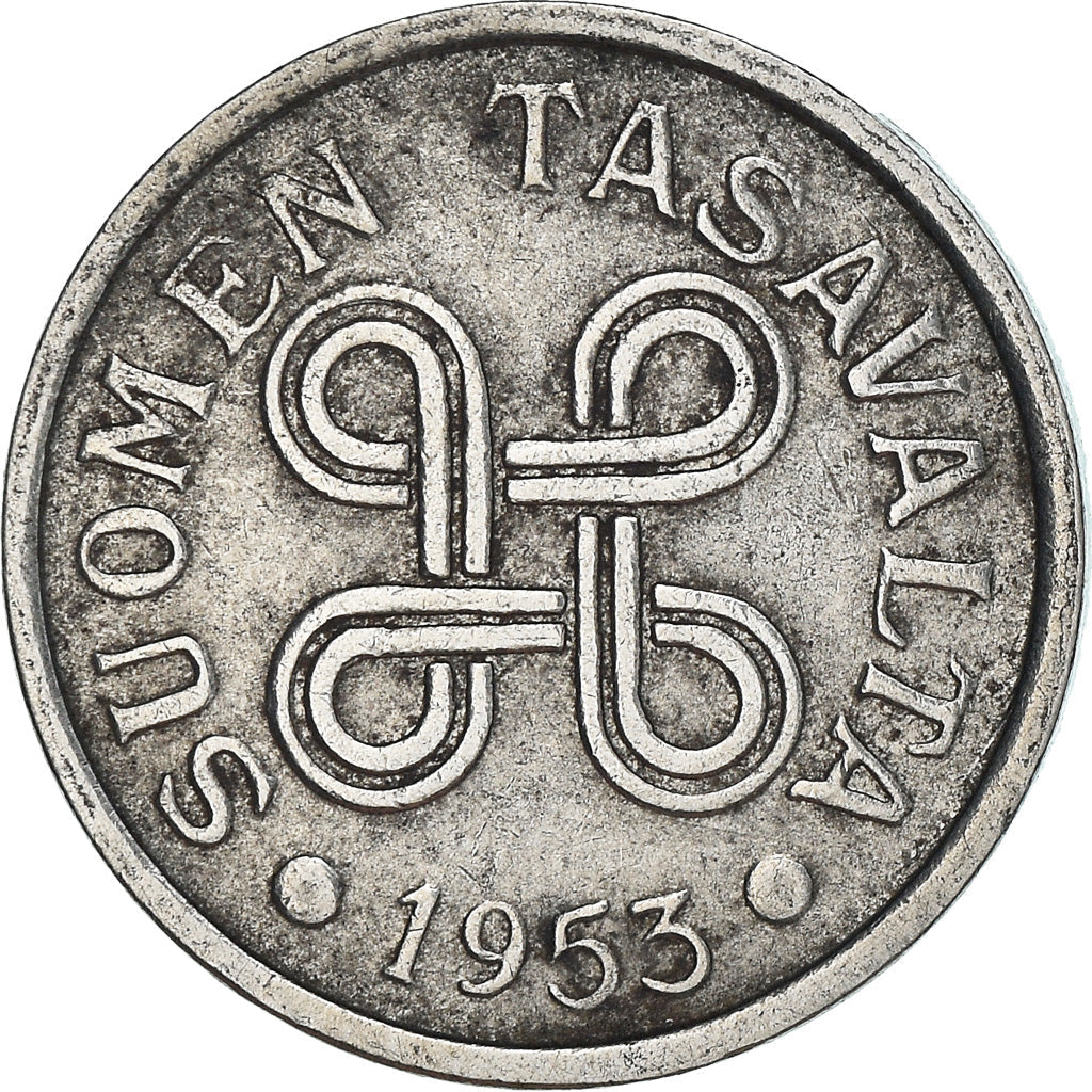 Finland Coin Finnish 5 Markkaa | Saint Hannes Cross | KM37 | 1952 - 1953