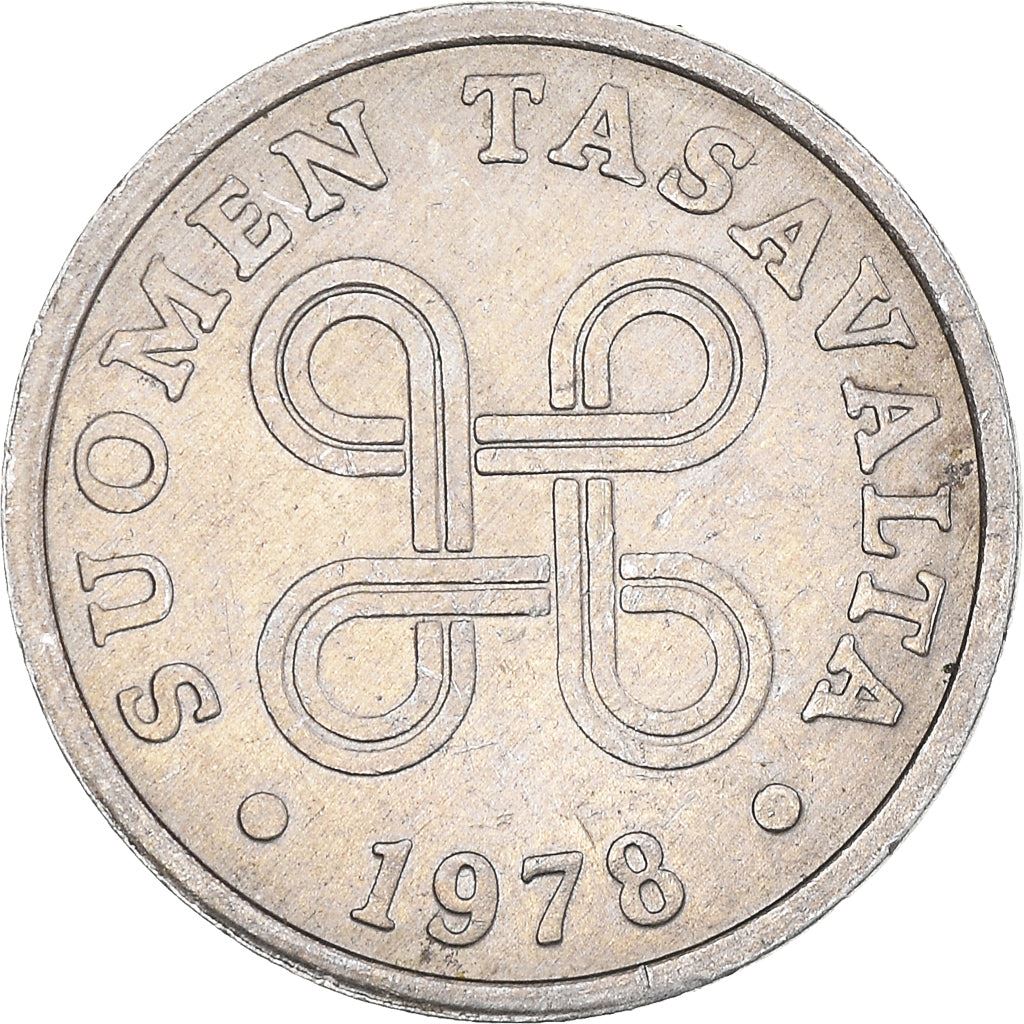 Finland Coin Finnish 5 Pennia | Saint Hannes Cross | KM45a | 1977 - 1990